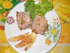 Мозайка от кайма и зеленчуци